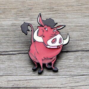 Lion King Pumbaa jewelry pin brooch fashion cute adorable brand new multi-color